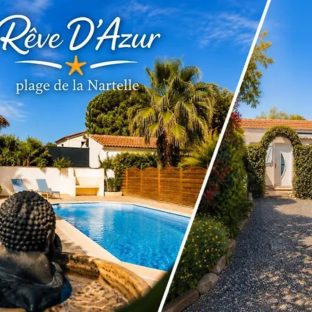 T2- 20M2 Reve D'Azur- Plage De La Nartelle - Arrivee 17H-20H Maximum - Sejour Au Calme - Caution 100E Apartment *